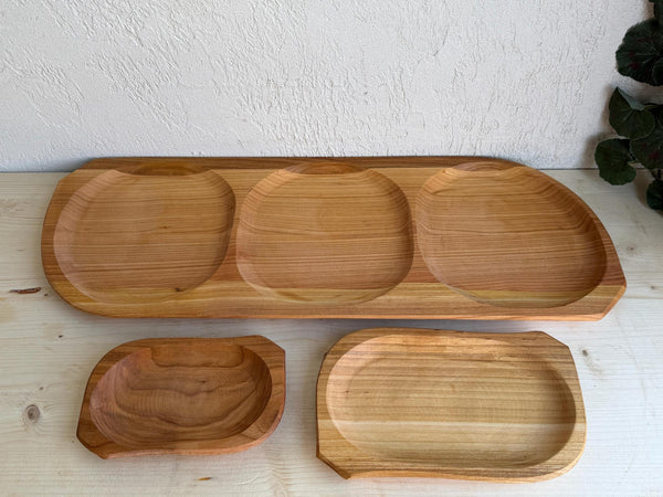 Set Rustic 13 Piese din Lemn Natural pentru Servire Tapas & Charcuterie - Detaliu 5