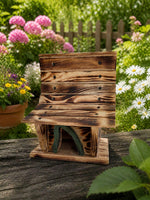Căsuță Decorativă pentru Păsări din Lemn Ars – Decor Grădină & Terasă - Detaliu 2