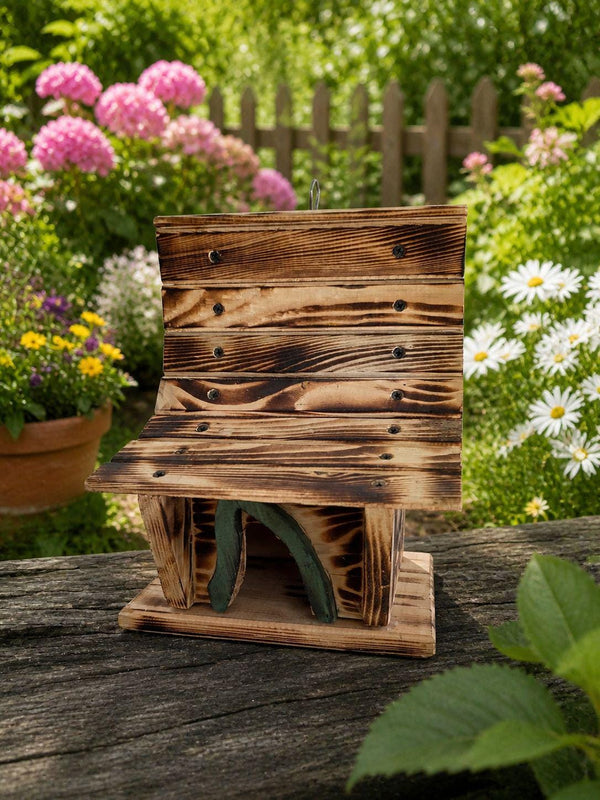 Căsuță Decorativă pentru Păsări din Lemn Ars – Decor Grădină & Terasă - Detaliu 2