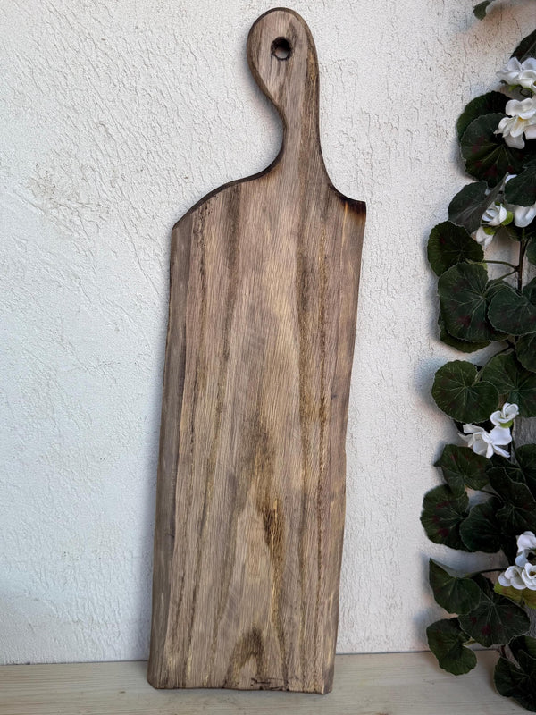 Platou Extra Lung din Stejar Masiv – Charcuterie Runner pentru Mese Festive - Detaliu 4