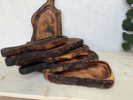 Tocător Friptură din Lemn Tratat Termic (Burnt Wood) cu Șanț de Scurgere - Detaliu 7