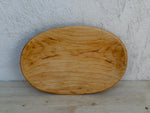 Albie Ovală Sculptată Manual din Lemn (Dough Bowl) – Tavă Rustic & Centru de Masă - Detaliu 2