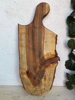 Tocător & Platou din Lemn Rar de Prun Live Edge – Cadou Handmade Unicat