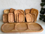 Set Rustic 13 Piese din Lemn Natural pentru Servire Tapas & Charcuterie