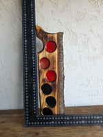 Platou Servire Shoturi & Degustare Whiskey din Lemn Ars Live Edge – Bar & Man Cave - Detaliu 3