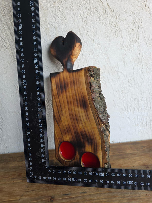 Platou Servire Shoturi & Degustare Whiskey din Lemn Ars Live Edge – Bar & Man Cave - Detaliu 5